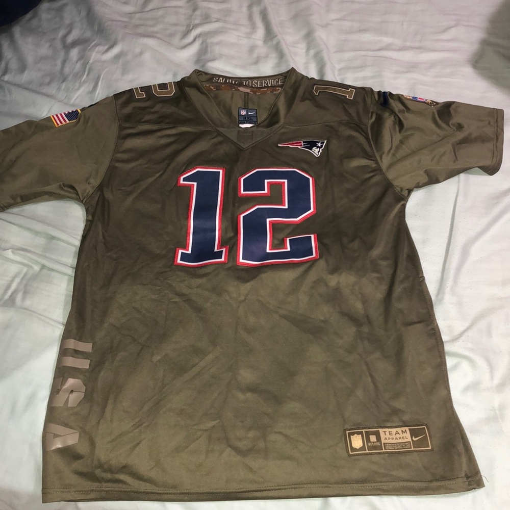 New England Patriots salute to the troops jersey